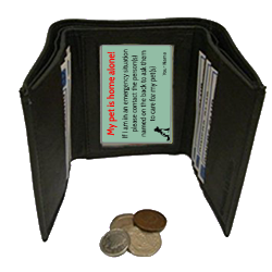 Photo of Wallet with Pet card inside
